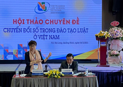 HỘI THẢO "CHUYỂN ĐỔI SỐ TRONG ĐÀO TẠO LUẬT Ở VIỆT NAM"
