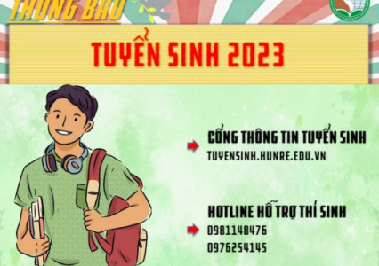 Thông báo mở cổng khai báo thông tin xét tuyển Đại học chính quy đợt 1 năm 2023